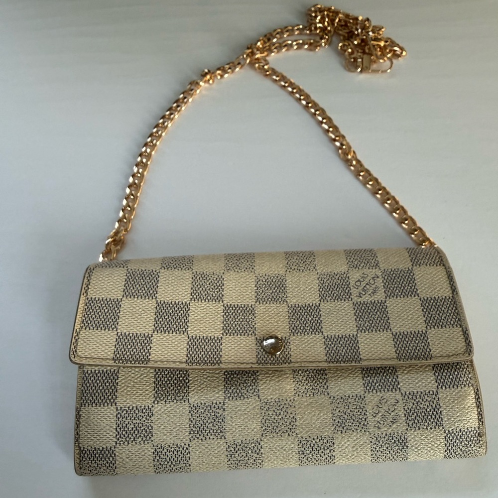 Louis Vuitton Portefeuille Sarah Damier Azur Long Wallet - Picture 5 of 5